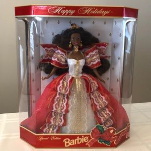 1997 Happy Holidays Barbie African American